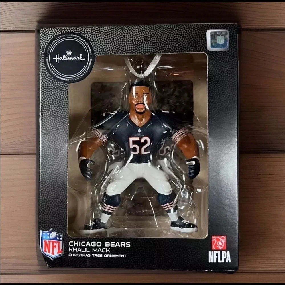 HALLMARK Christmas Tree Ornament #52 Khalil Mack Chicago Bears Football Player